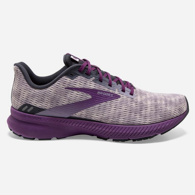 Ténis Brooks Launch 8 Light Cushion Sapatilhas De Corrida Para Estrada Mulher Roxo (85437SHZD)